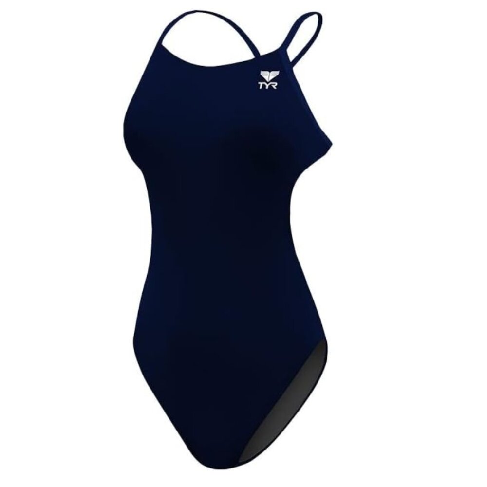 NOT AVAILABLE.        NEW (40) Navy TYR Durafast Elite Cutoutfit Swimsuit